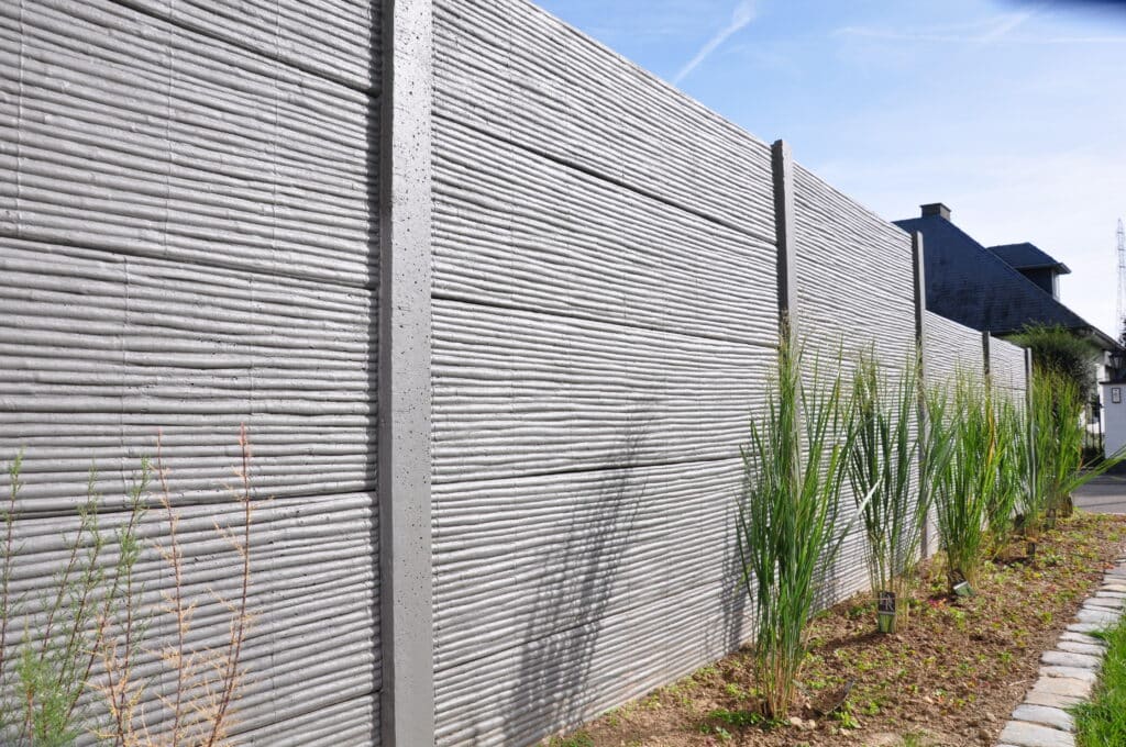 Clôture Bamboo beton posée par tigerfence